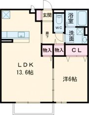 クレールVI B棟の間取り画像
