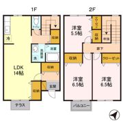 シャルム中尾 Ⅰの間取り画像