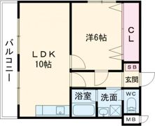 ディジェーム中村の間取り画像