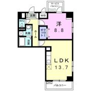 サンフィールド Ⅲの間取り画像