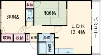 アンソレイエIZUMIの間取り画像
