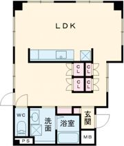 北浦マンションの間取り画像