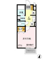 チューリップハイツの間取り画像