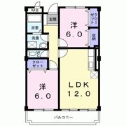 フリーダム中村の間取り画像