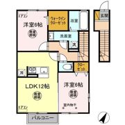 クレストヴィラⅠの間取り画像