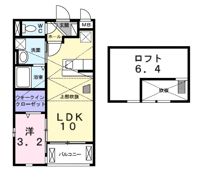 フルールⅠの間取り画像