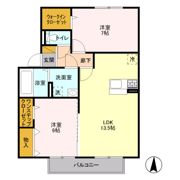 エクレールA・B・C・D A棟の間取り画像