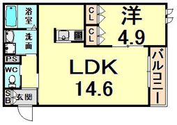 メゾンひだまりの間取り画像