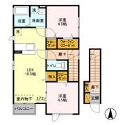 アルシオン Cの間取り画像