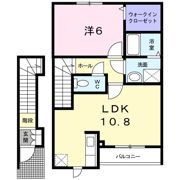 スカイピアみどり台Aの間取り画像