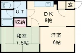 ハイツ大藤の間取り画像