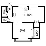 六甲アビタシオンの間取り画像