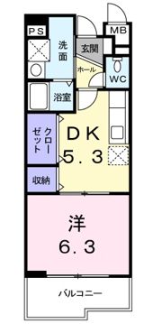 スカイヒルズ市ヶ尾の間取り画像