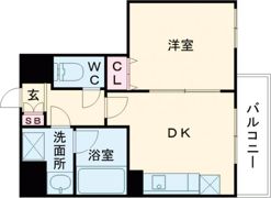 プリオーレ新開地の間取り画像