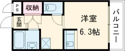 モンテメール学園前の間取り画像