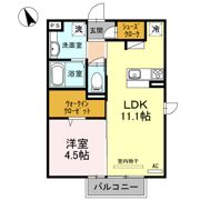 オリーヴァ東櫛原 A棟の間取り画像