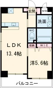 グレンパーク兵庫駅前の間取り画像