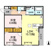 モンテベール南風の間取り画像