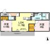 D-room ホワイトフォレストの間取り画像