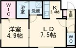 メゾン・ド・ソレイユ Bの間取り画像