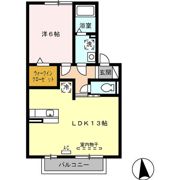 モンテカスカーダ A棟の間取り画像