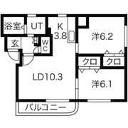 アトレ福住の間取り画像