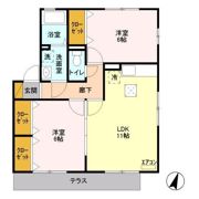 ルミエール 参番館の間取り画像