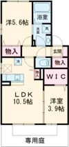 ラポールハピネスの間取り画像