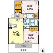 セジュール吉井の間取り画像
