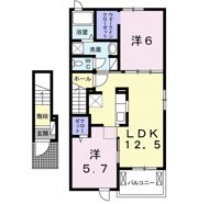 アウローラ雅Ⅱの間取り画像
