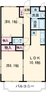 グリーンリバー山浦の間取り画像