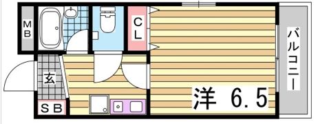 リバーサイド明光の間取り画像