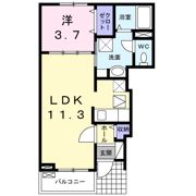 コート鶴田の間取り画像