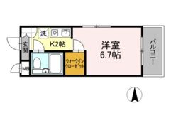 germer武蔵中原(ｼﾞｪﾙﾒﾑｻｼﾅｶﾊﾗ)の間取り画像