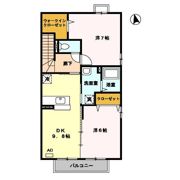 クレール吉野の間取り画像