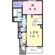 エ－ルデヴュ Ⅱの間取り画像