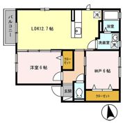 江坂ガーデンヒラノステージ B棟の間取り画像