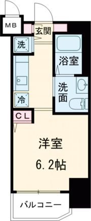 ファーストフィオーレ神戸元町の間取り画像