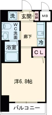 ファーストフィオーレ神戸元町の間取り画像