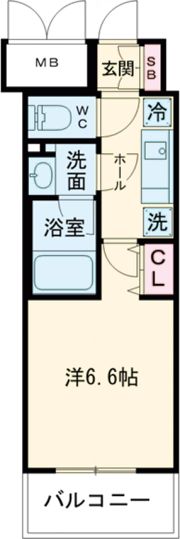 ファーストフィオーレ神戸湊町の間取り画像