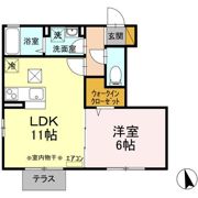 ウッディヒルズ．Fの間取り画像