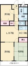 エスポワールM2の間取り画像