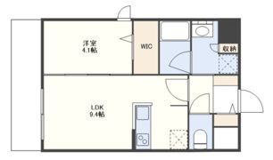 PLUMERIA駅南の間取り画像
