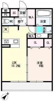 セジュール福田の間取り画像