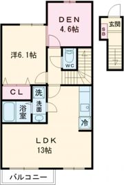 コンフォート・ヴィラⅡの間取り画像