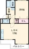 西本マンションの間取り画像