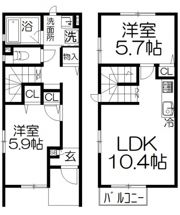 salita Orienteの間取り画像