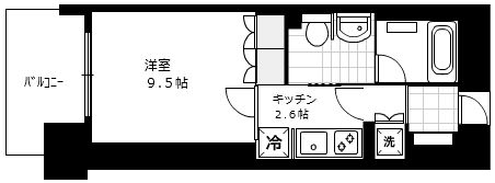 リーガル神戸三宮フラワーロードの間取り画像