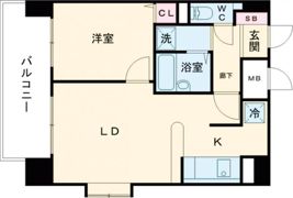 リーガル新神戸の間取り画像