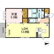 ソフィアⅢ読売ランドの間取り画像